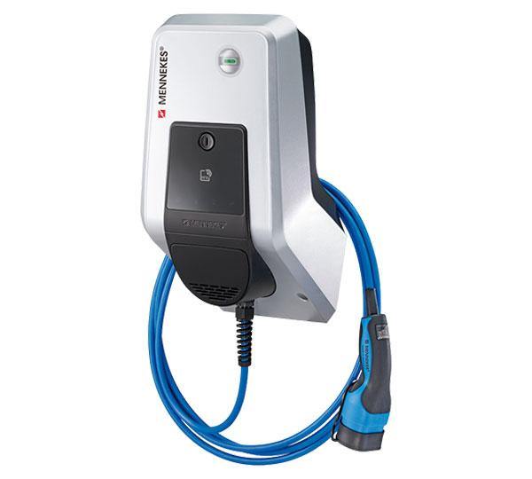 Mennekes® AMTRON® PREMIUM 11 C2 Wallbox mit Ladekupplung Typ 2 und integriertem FI - gooway.de   